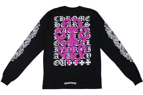 Chrome Hearts Eye Chart Dagger Longsleeve T-shirt