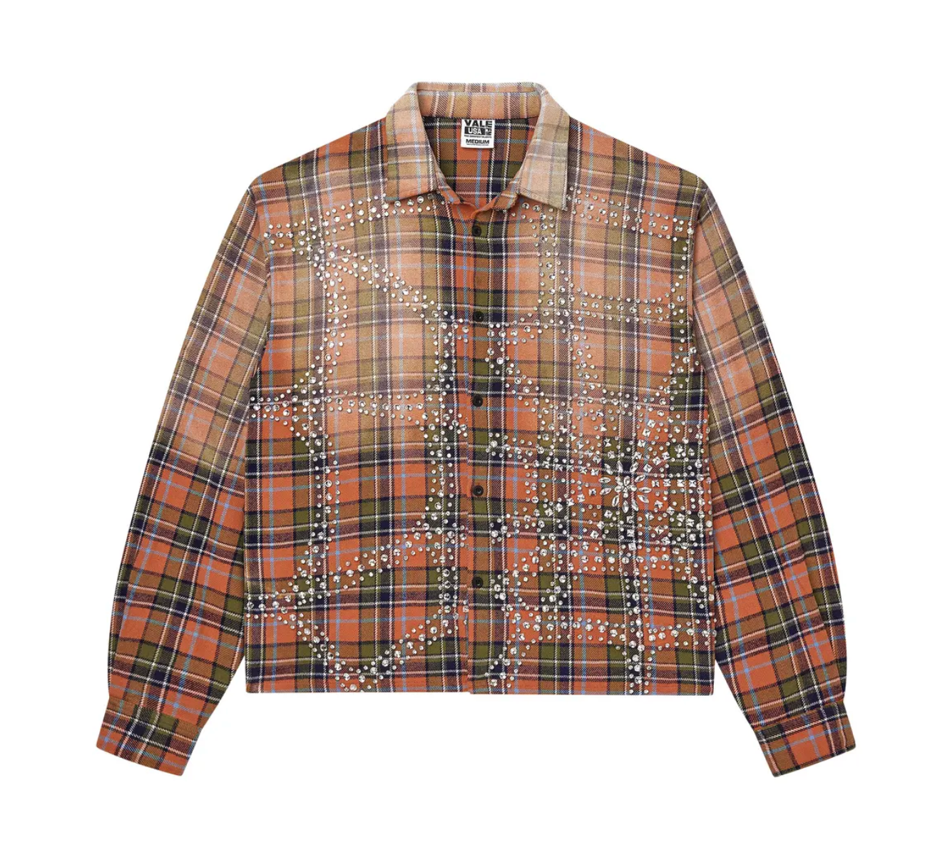Vale Forever Pumpkin Patch Flannel 'Orange/Green'