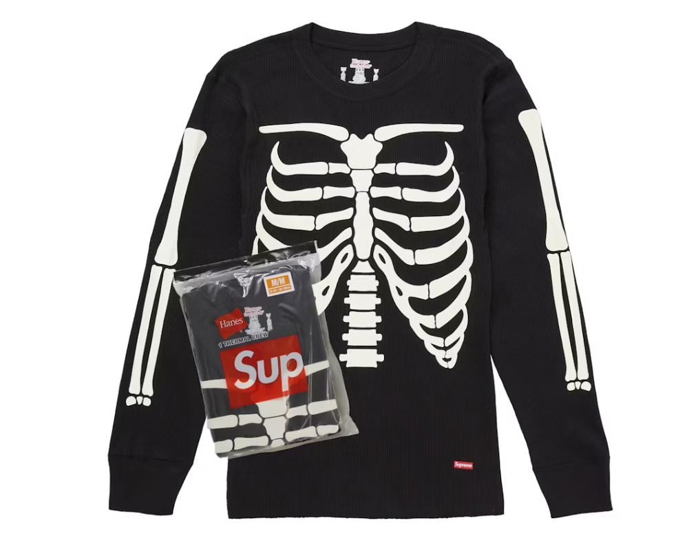 Supreme Hanes Bones Thermal Crew FW25 (1 Pack)