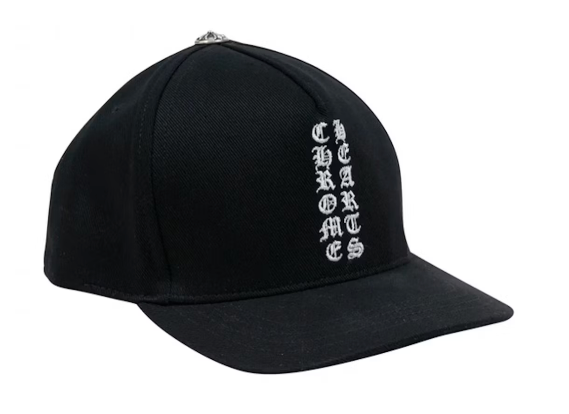 Chrome Hearts Vertical Logo Hat Black