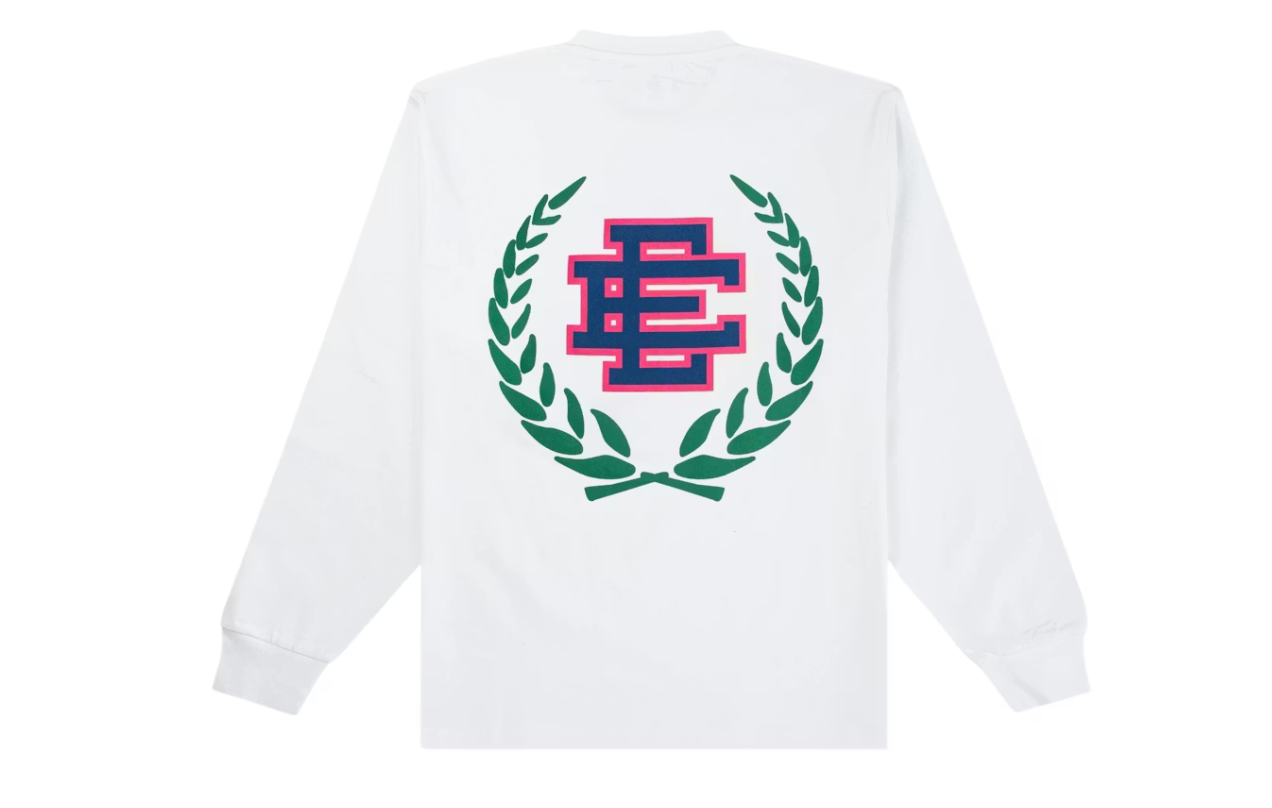 Eric Emanuel EE Long Sleeve Tee White/Navy