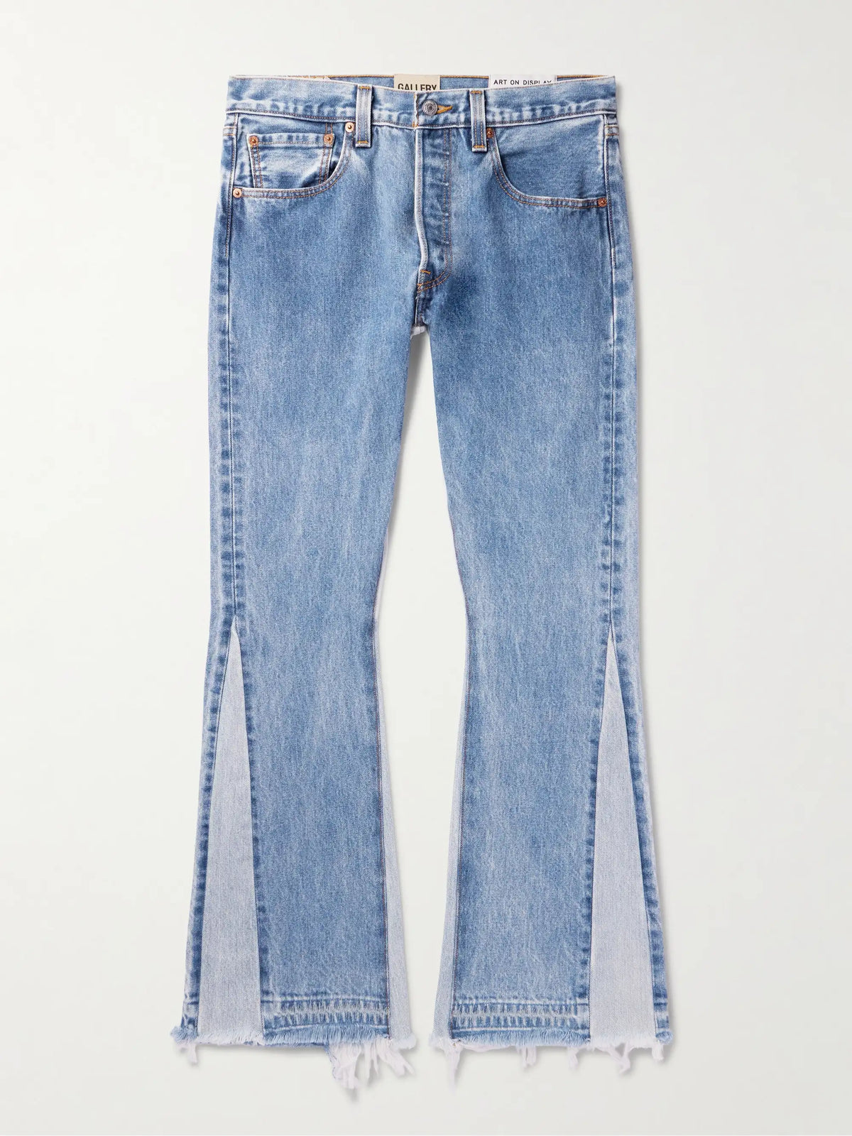 Gallery Dept. Two-Face Flare Straight-Leg Jeans