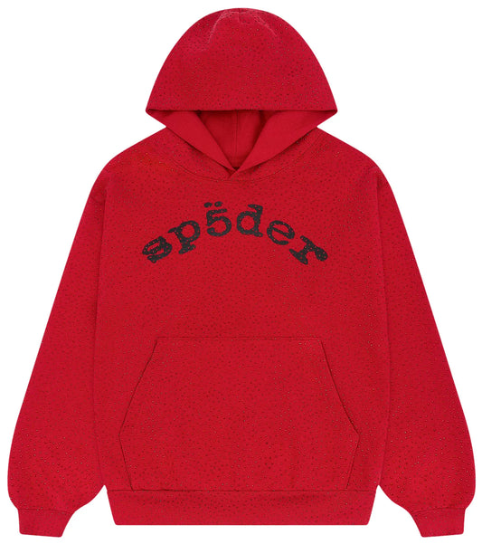Sp5der Vvs Hoodie 'Red'