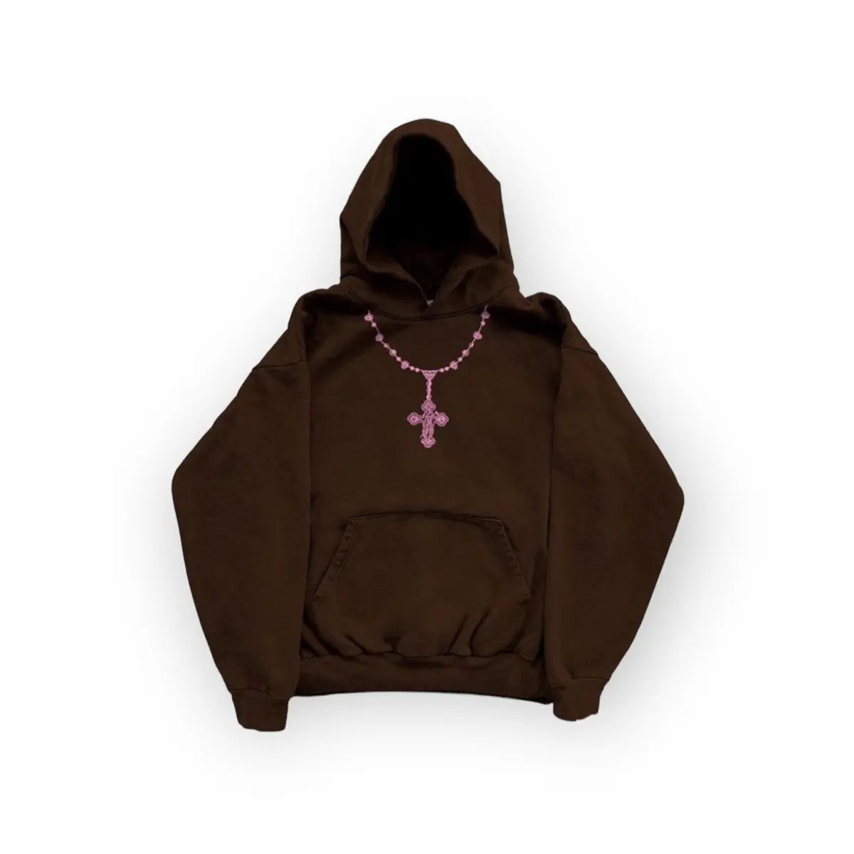 Warren Lotas Men’s Brown and Pink Hoodie