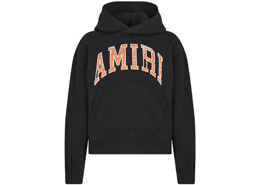 AMIRI Bandana Applique HoodieBlack/Orange