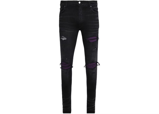 AMIRI MX1 Ultra Suede Jeans Black