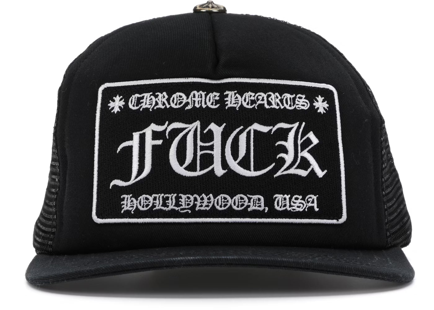 Chrome Hearts FUCK Hollywood Trucker Hat