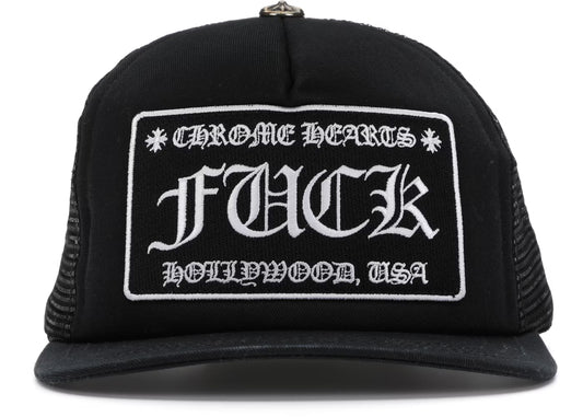 Chrome Hearts FUCK Hollywood Trucker Hat