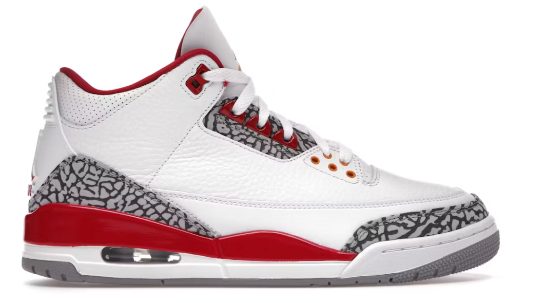 Jordan 3 Retro Cardinal Red