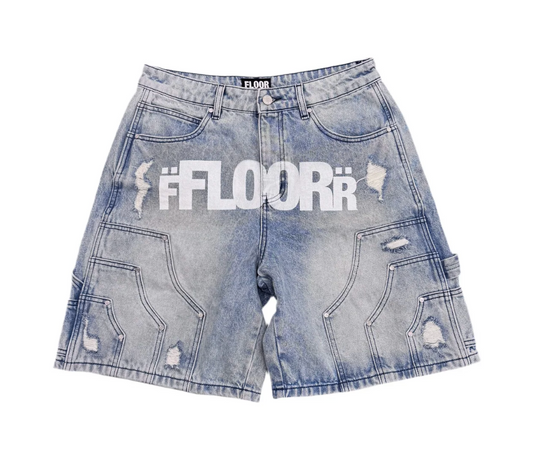 Floor 914 Carpenter Shorts Blue