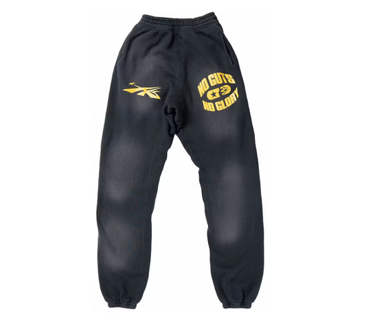 Hellstar No Guts No Glory Closed Elastic Bottom Sweatpants