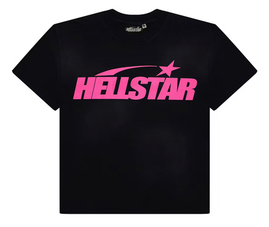 Hellstar Classic T-shirt (Regular Print) Black/Pink