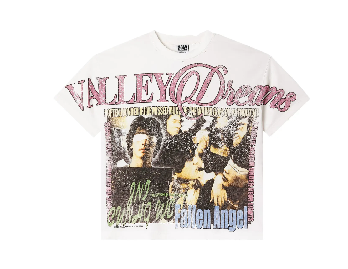 Vale Forever Fallen Bling Tee 'White'