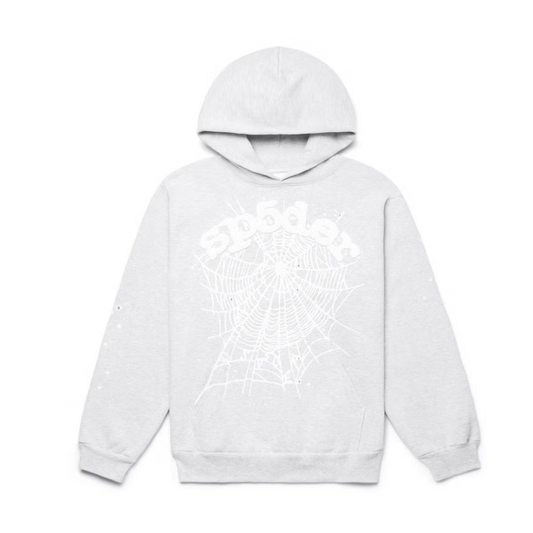 Sp5der OG Web Hoodie Heather Grey