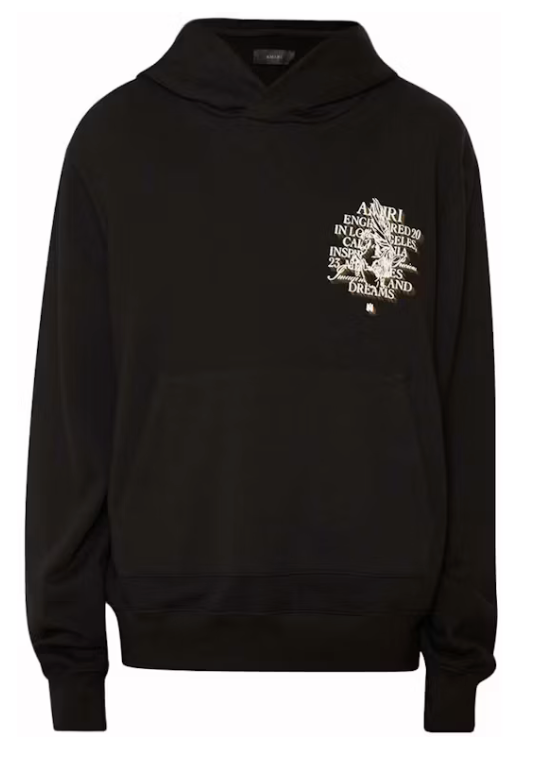 AMIRI Precious Memories Hoodie Black