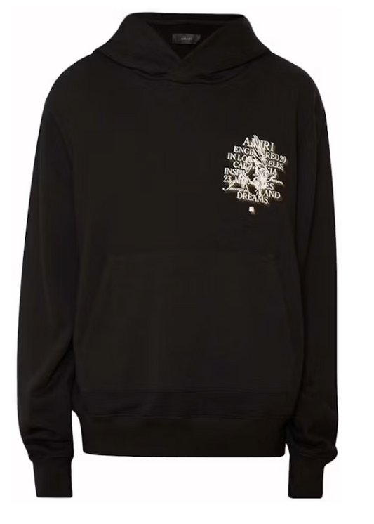 AMIRI Precious Memories Hoodie Black