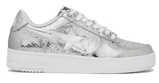 A Bathing Ape Bape Sta #5 Silver