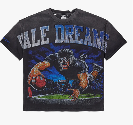 VALE FOREVER GRIDIRON BLING TEE BLACK