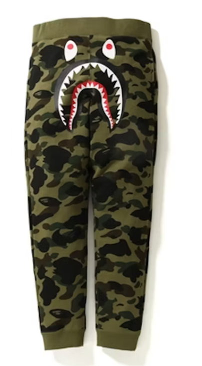 BAPE 1st Camo Shark Slim Sweat Pants Pants