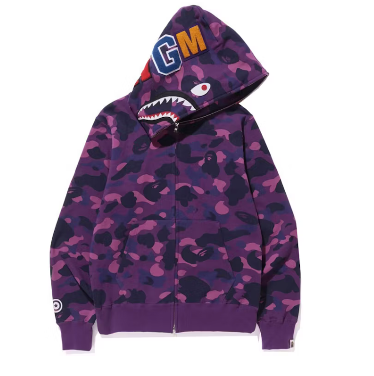 BAPE Color Camo Shark Full Zip Hoodie (FW21)