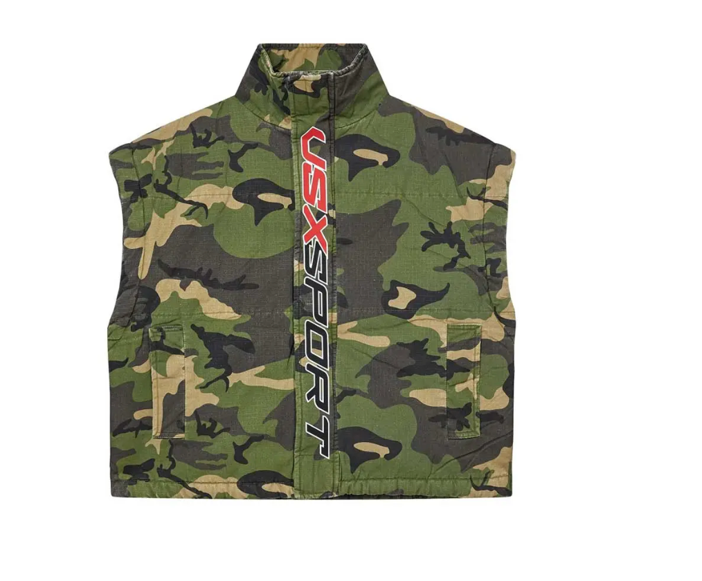 Forever VSX Puffer Jacket Camo Green