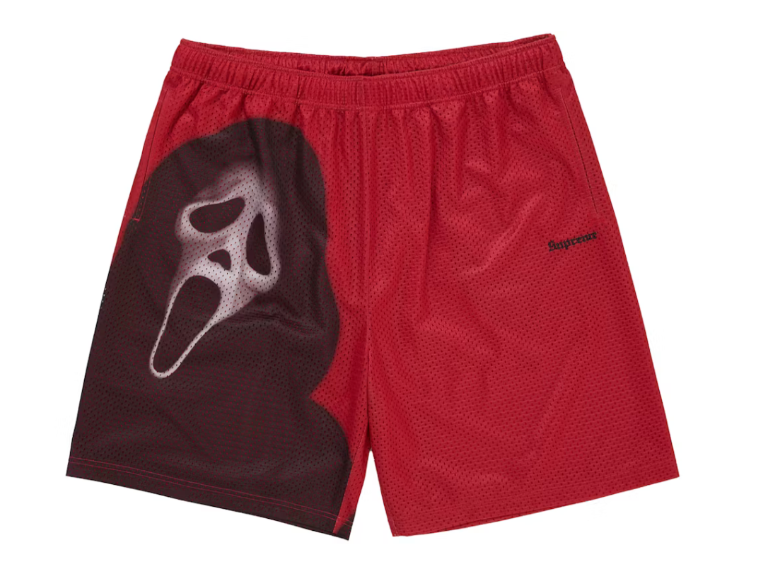 Supreme Ghostface Mesh Short Red
