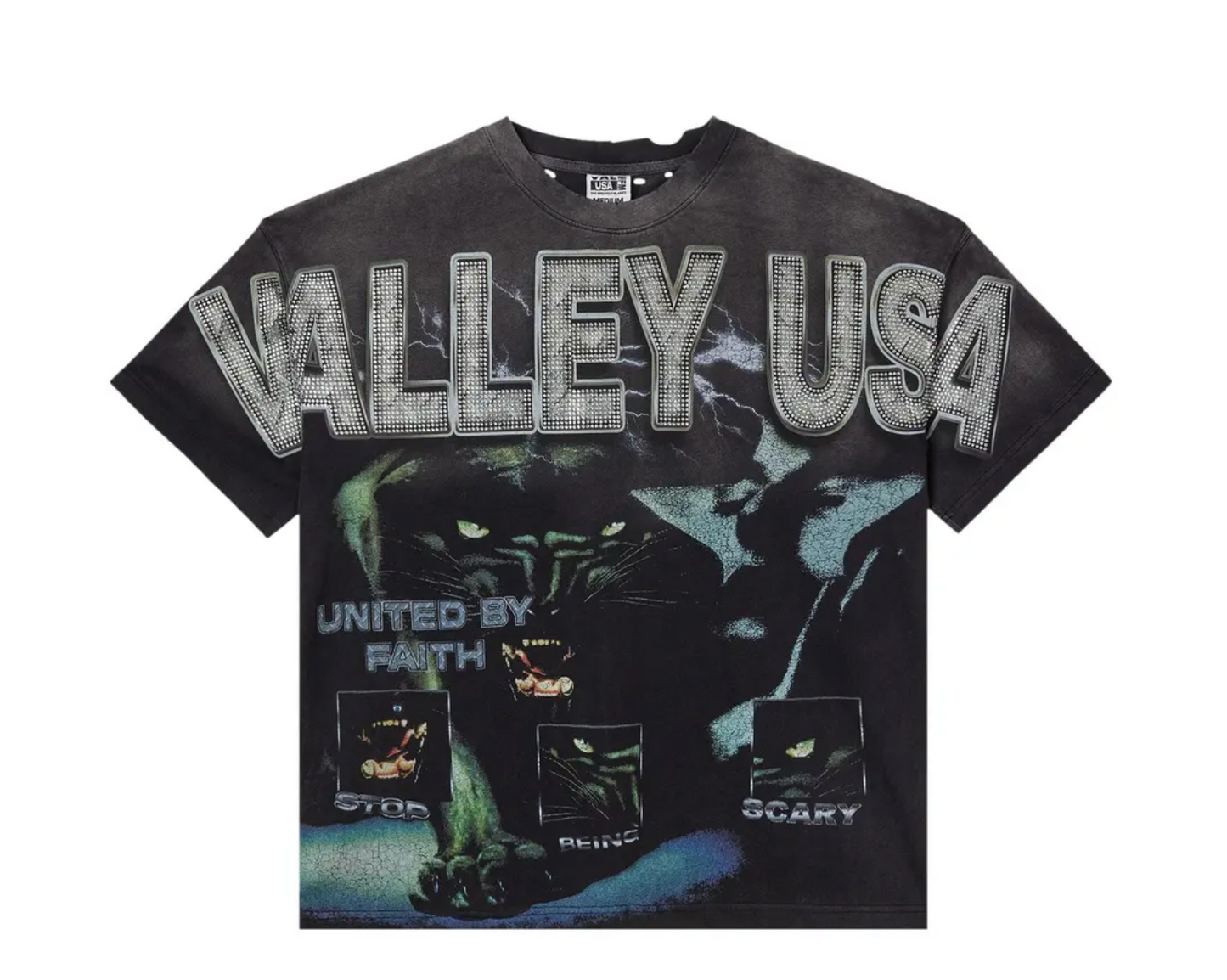 U Vale Forever Faith Bling Tee 'Black'