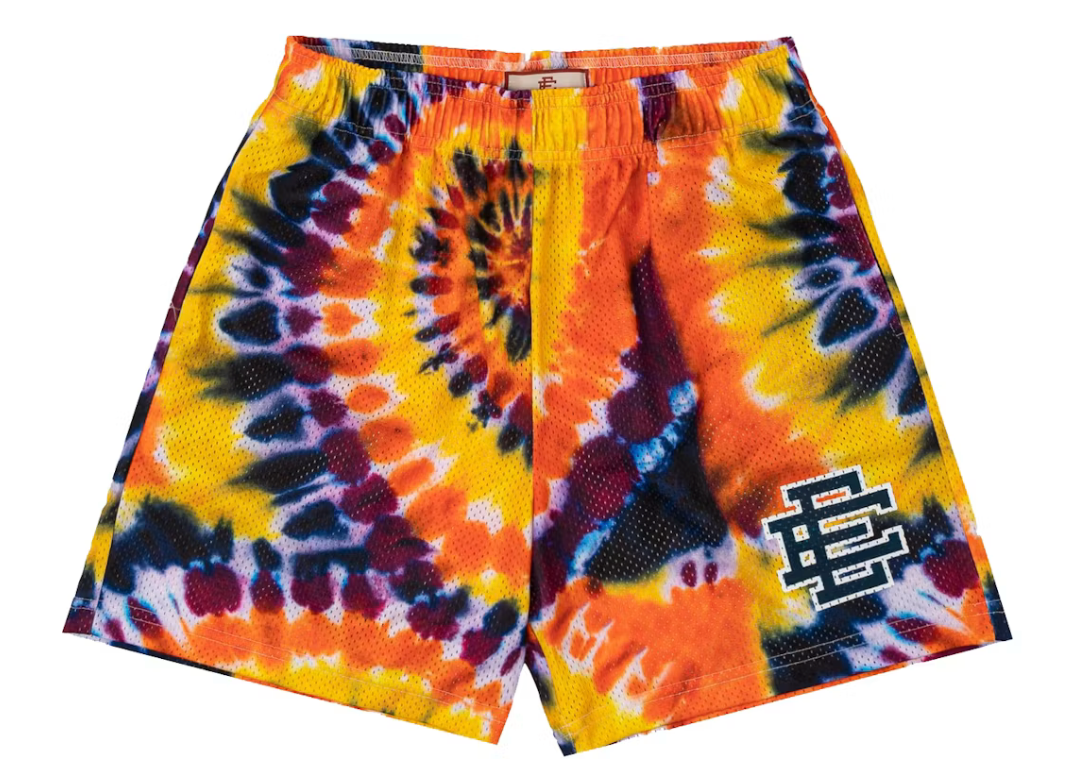 Eric Emanuel EE Basic/Core Shorts Tie Dye Rainbow