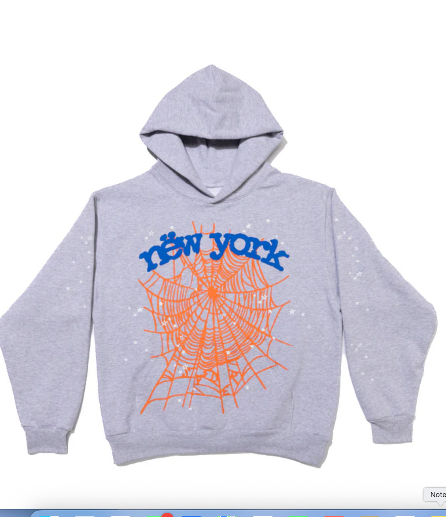 SP5DER HOODIE OG WEB HOME BLUE GRAY
