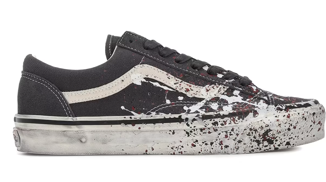 Vans Premium Old Skool 36Paint Splatter Charcoal Grey