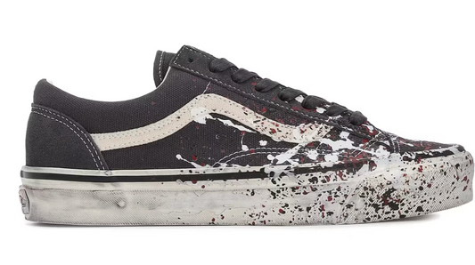 Vans Premium Old Skool 36Paint Splatter Charcoal Grey