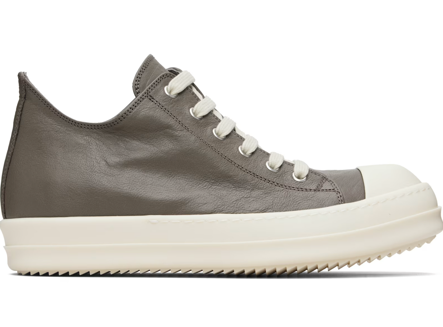 RICK OWENS Gray Temple Low Sneakers