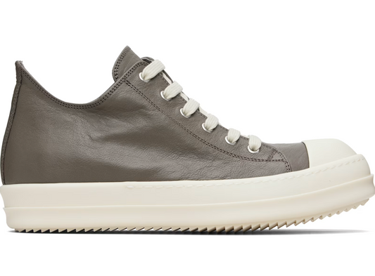 RICK OWENS Gray Temple Low Sneakers