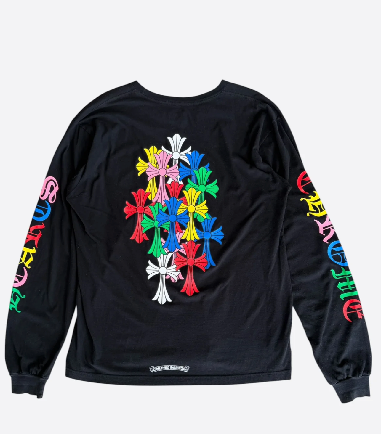 Chrome Hearts Black & Multicolor Cross Longsleeve T-Shirt