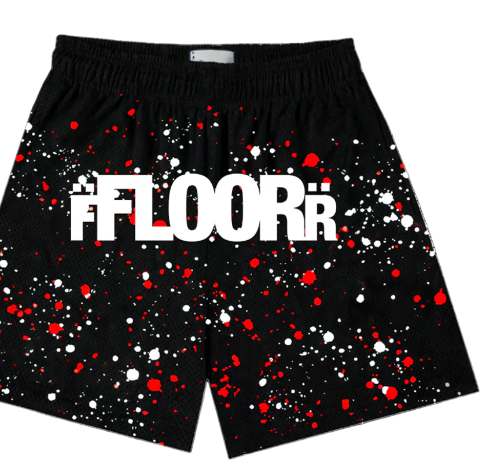 FLOOR 914 RAPTORS V2 SPLATTER SHORTS