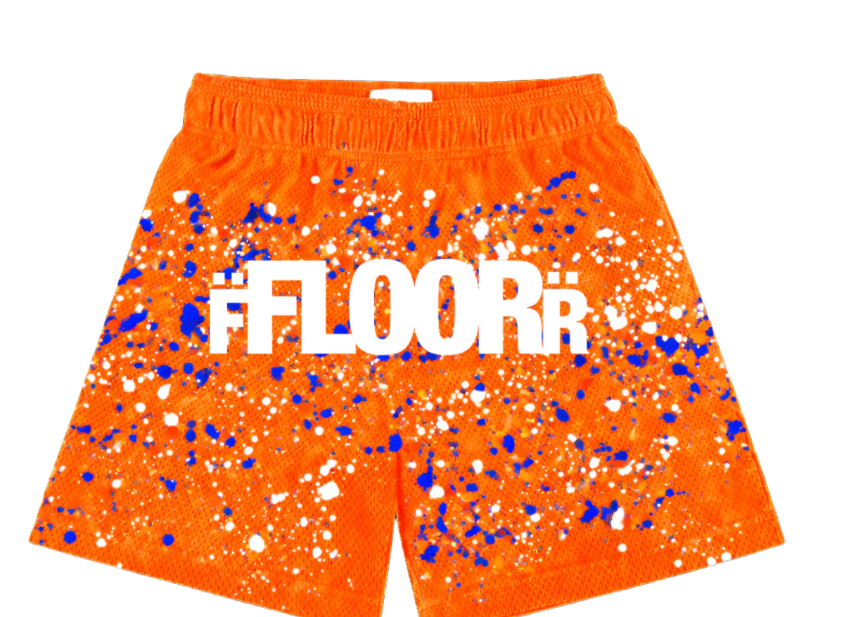 FLOOR 914 KNICKS V2 SPLATTER SHORTS