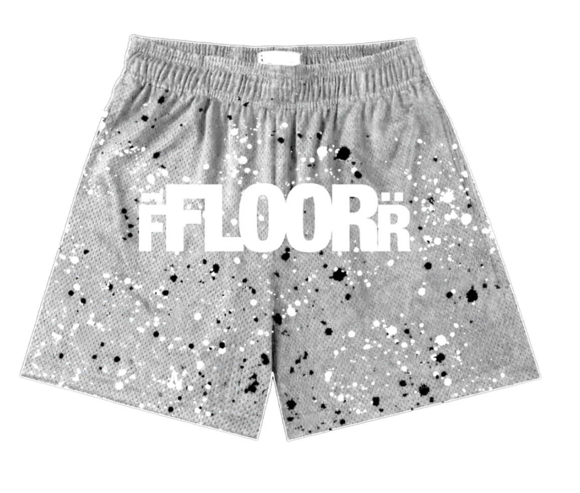 FLOOR 914 SPURS V2 SPLATTER SHORTS