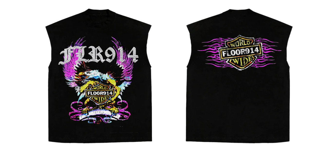 FLOOR914 PURPLE SKYSTRICKER SLEEVELESS SET