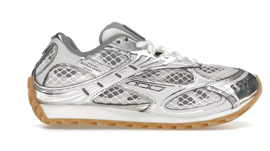 U Bottega Veneta Orbit Silver White