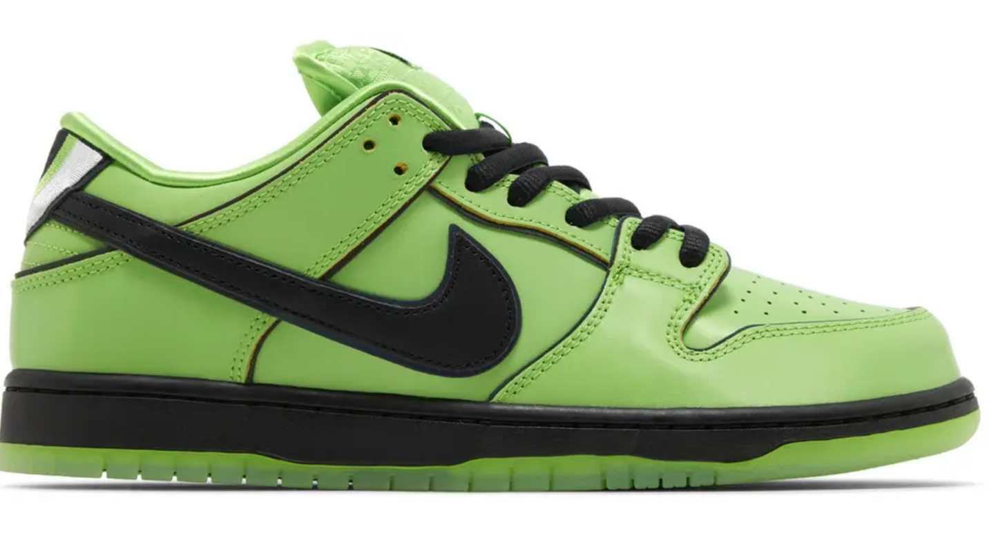 U NIKE SB DUNK LOW X POWERPUFF GIRLS 'BUTTERCUP'