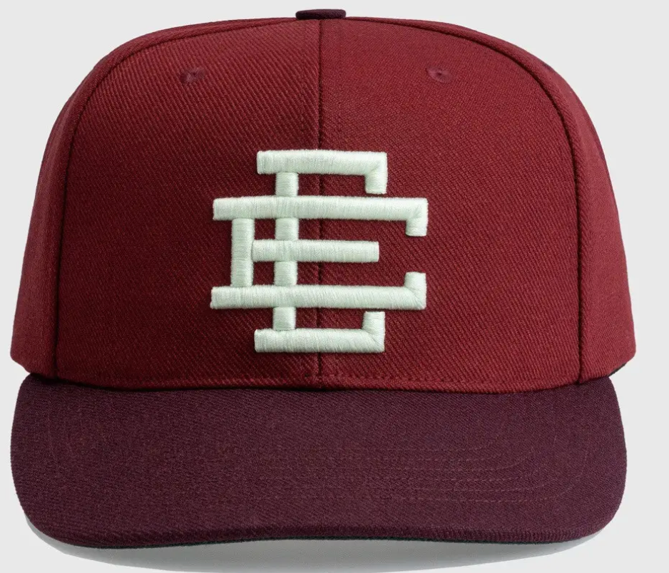 ERIC EMANUEL SNAP BACK HAT CARDINAL & BURGUNDY
