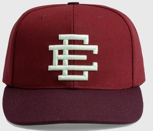 ERIC EMANUEL SNAP BACK HAT CARDINAL & BURGUNDY