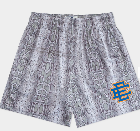 ERIC EMANUEL BASIC SHORT SNAKESKIN PATTERN W/ BLUE EE