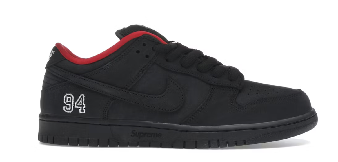 Nike SB Dunk Low Supreme 94 Black