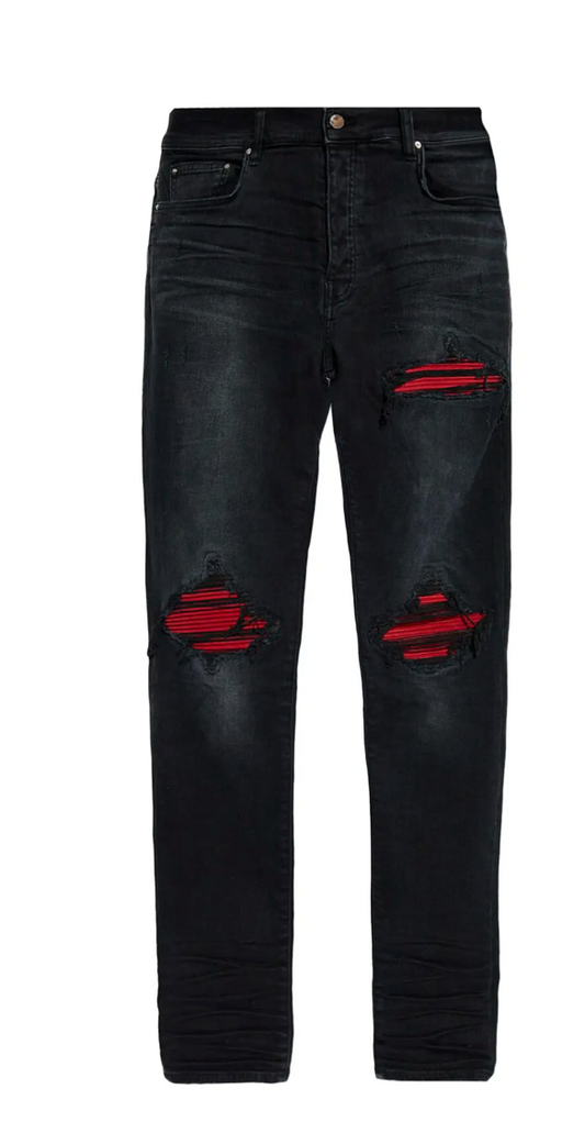 Amiri MX1 Ultrasuede Jean 'Vintage Black'