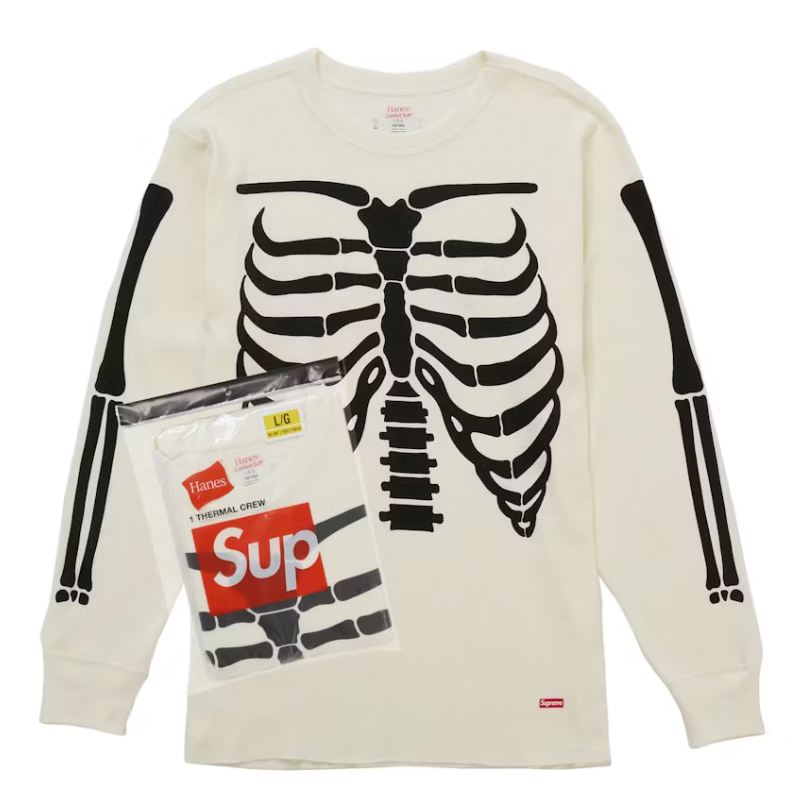 Supreme Hanes Bones Thermal Crew FW25 (1 Pack)