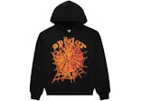 Sp5der OG Web V2 Hoodie Black Flame