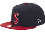 Supreme New Era Reaper S Logo 59Fifty Fitted Hat