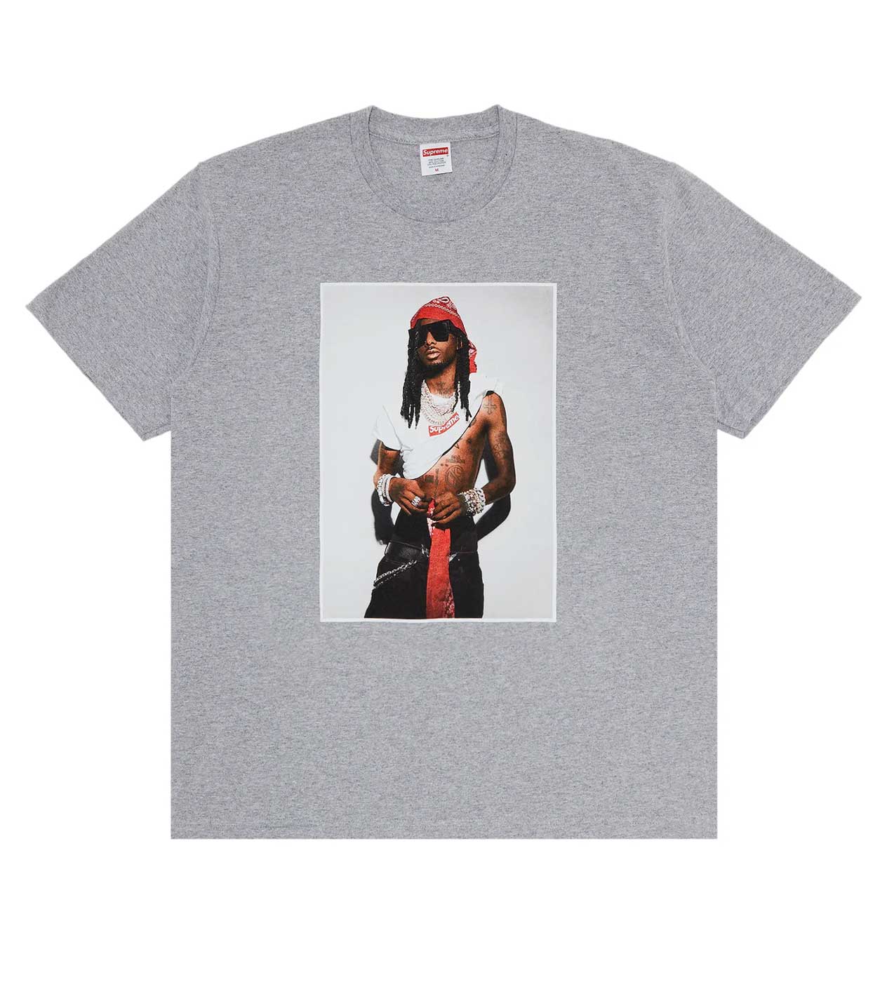 Supreme Playboi Carti Tee Heather Grey