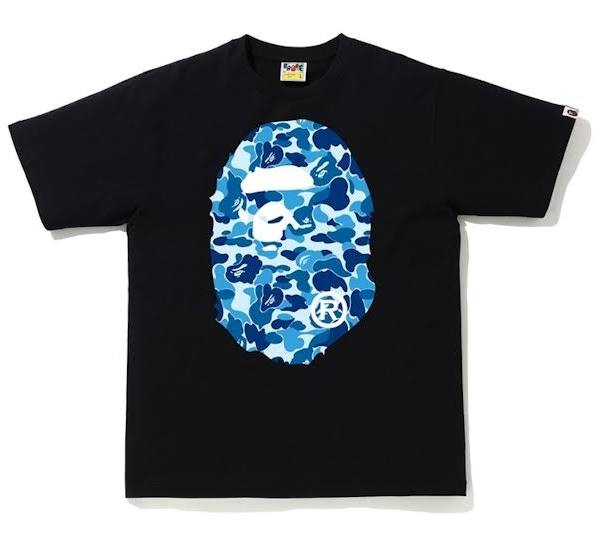 BAPE BLUE/BLACK CAMO TEE